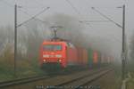 DB 152 074 mit Containerzug am 07.11.2017 in Hamburg-Moorburg  © Patrik´s Bahnwelt