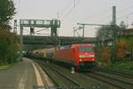 DB 152 152 mit Aluminiumoxid in Uacs in Hamburg-Harburg am 07.11.2017
© Patrik´s Bahnwelt